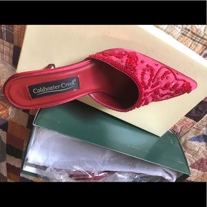 Coldwater Creek Red Mule